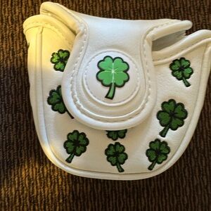 ❌SOLD❌ CNC Irish shamrock mallet style putter cover